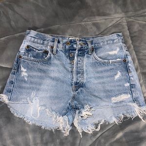 AGOLDE jean shorts Parker Vintage Cutoff